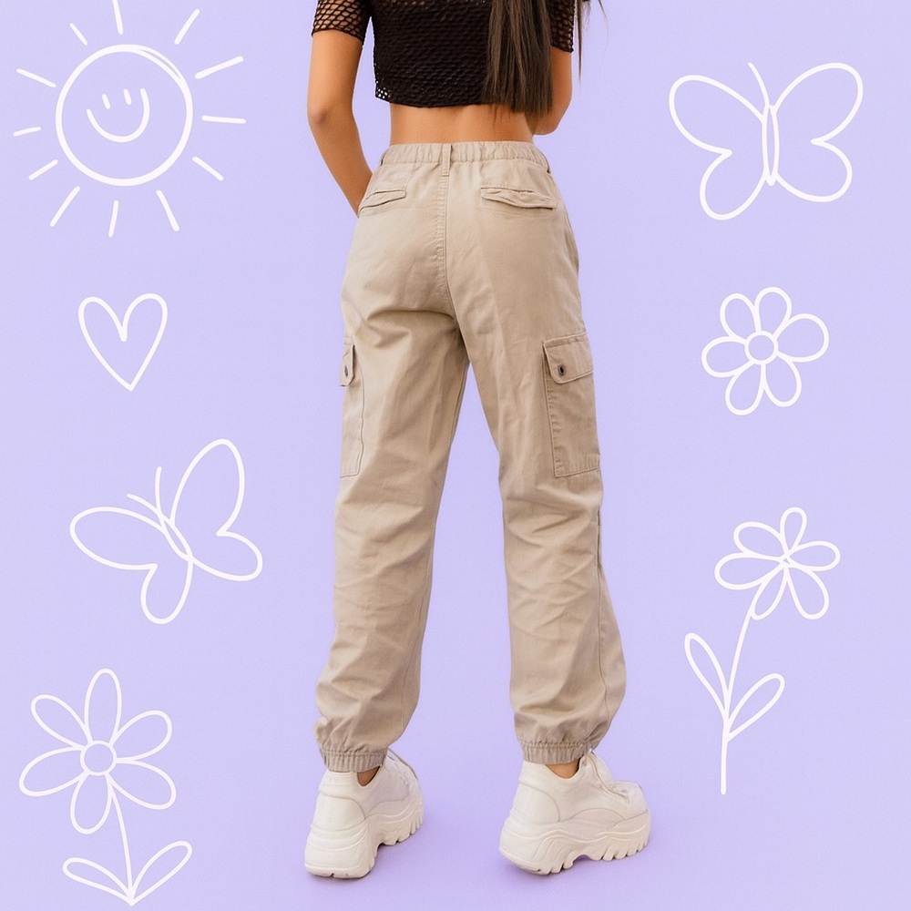 Zara | Taupe Cargo Pants | Size 6